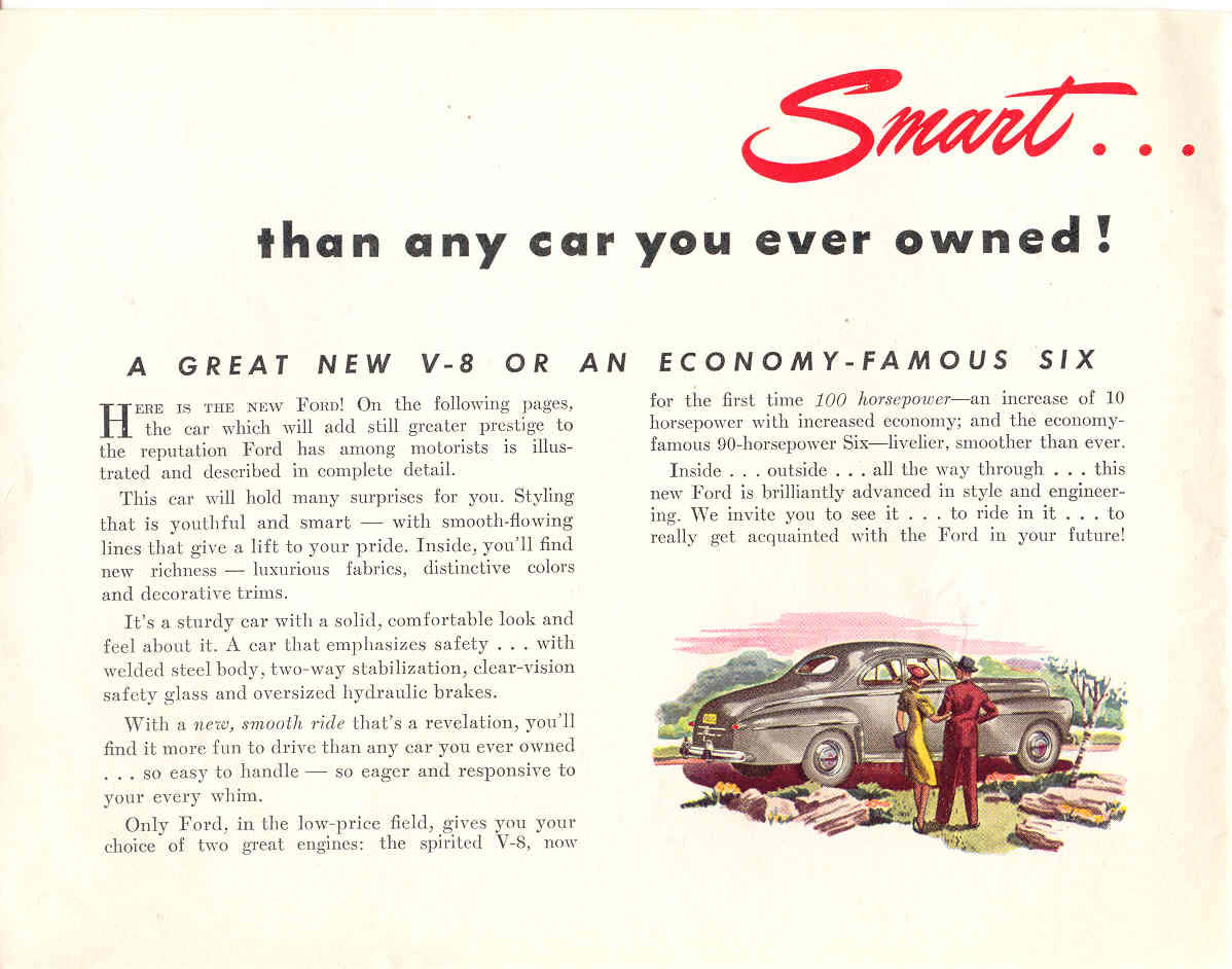 1946 Ford Brochure Page 20
